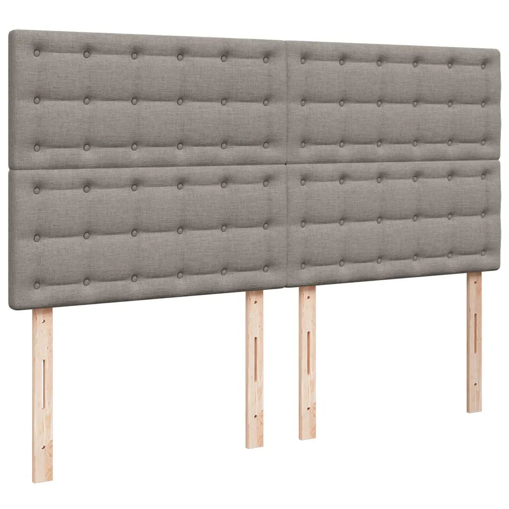 Struttura Letto Pouf con Materasso Tortora 160x200cm in Tessuto - Image 9
