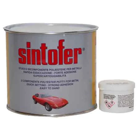STUCCO PER METALLO 'SINTOFER' 500 ml - Bianco - SINTOLIT