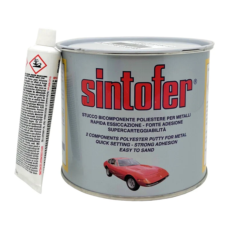 STUCCO PER METALLO 'SINTOFER' 500 ml - Bianco - SINTOLIT - Image 2