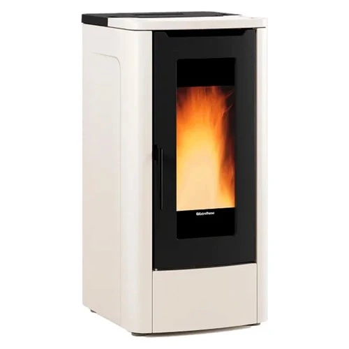 Stufa pellet extraflame 1295701 teorema ad avorio - Image 2