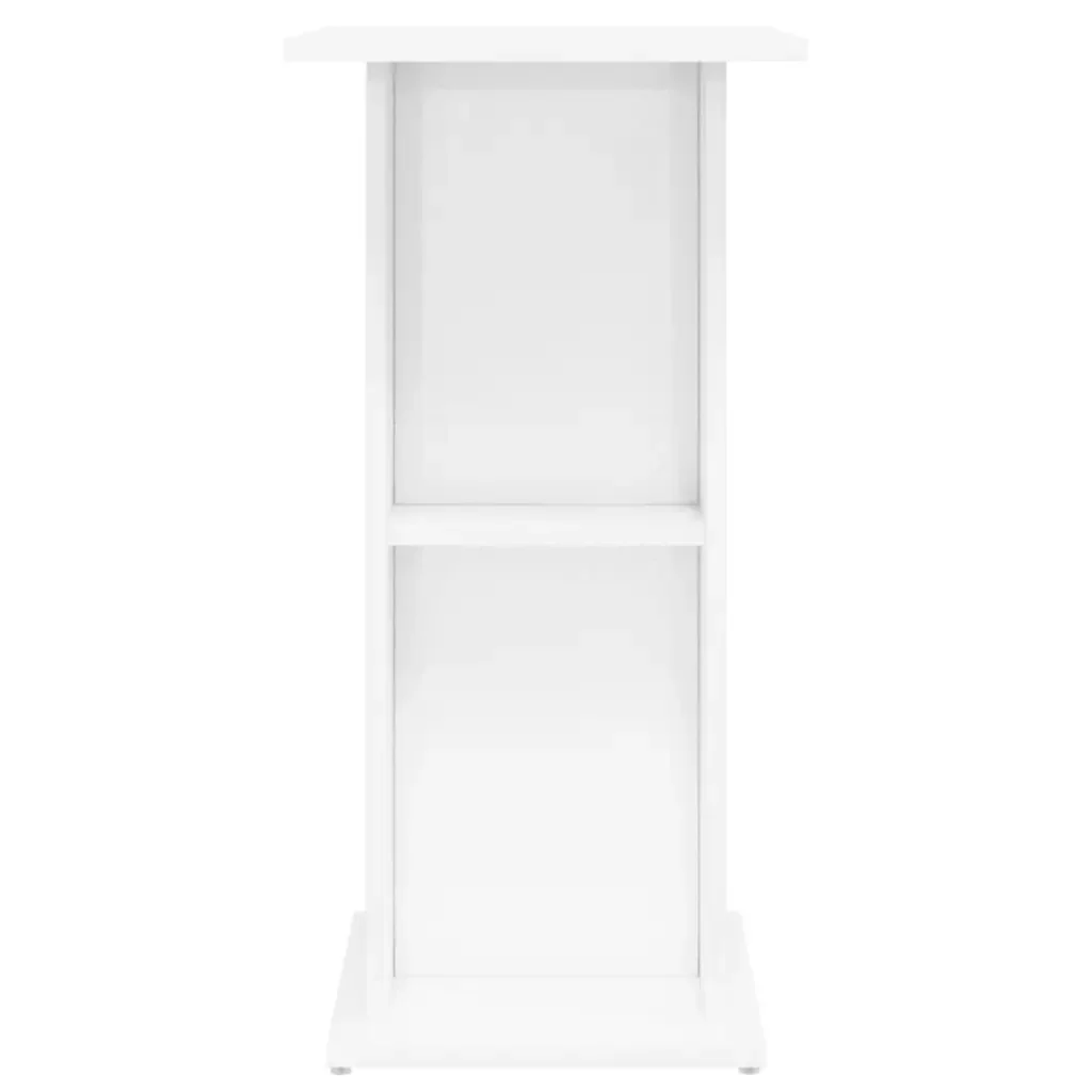 Supporto per Acquario 60,5x36x72,5 cm Multistrato Bianco Lucido 833641 - Image 5