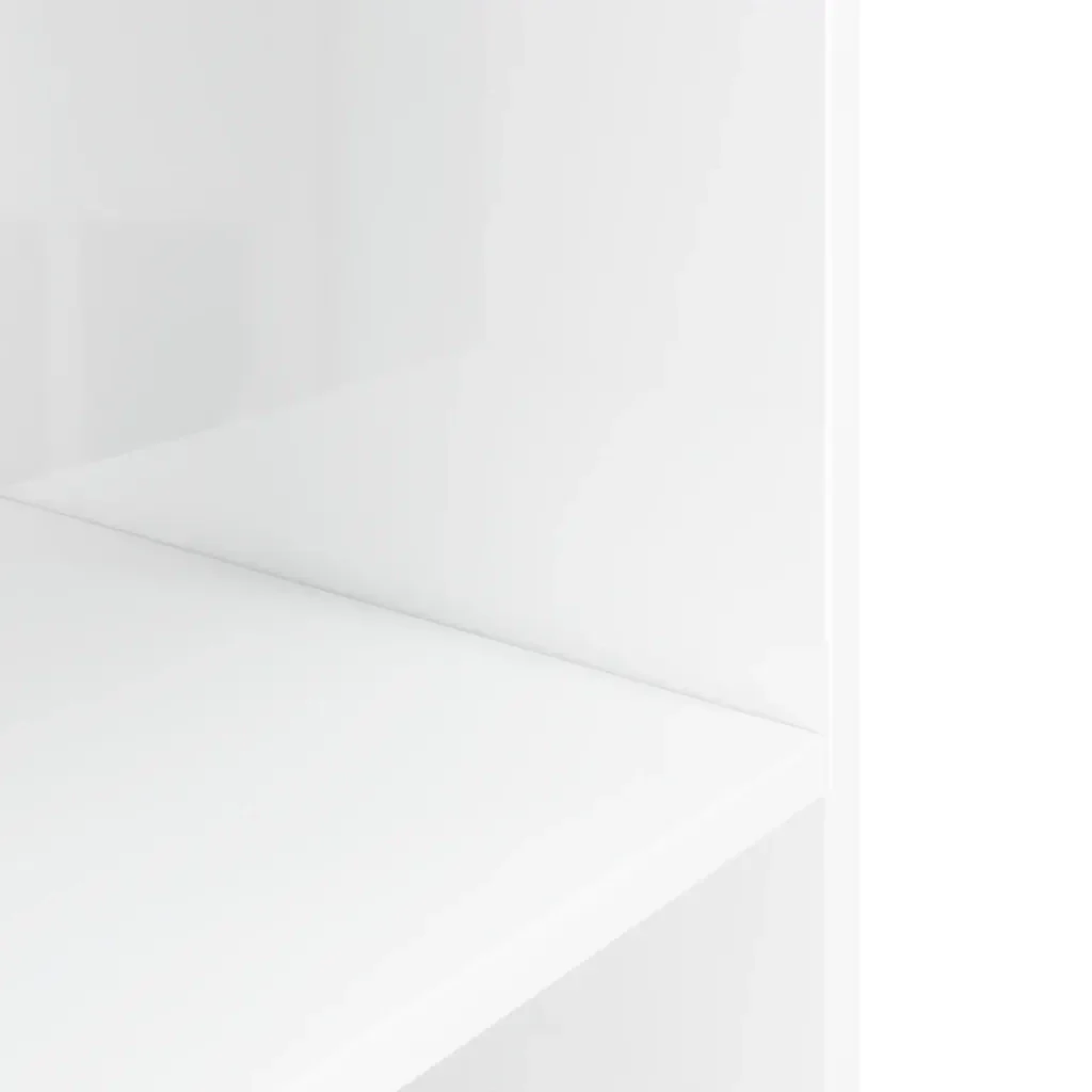 Supporto per Acquario 60,5x36x72,5 cm Multistrato Bianco Lucido 833641 - Image 6