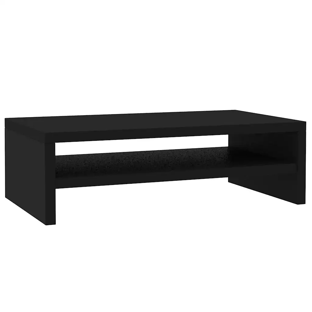 Supporto per Monitor Nero 42x24x13 cm in Legno Multistrato 800217 - Image 2