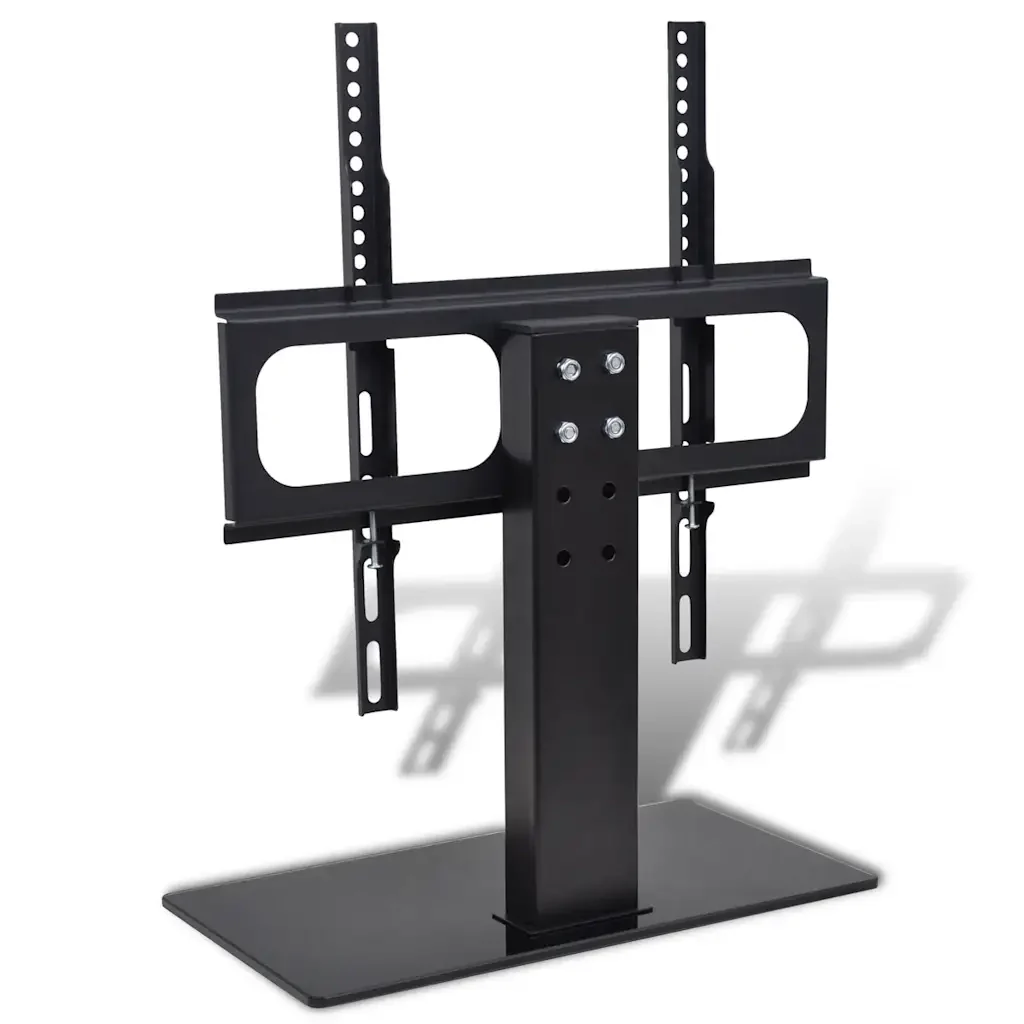 Supporto TV con Base in Ferro Nera 400 x 400 mm 23" - 55"