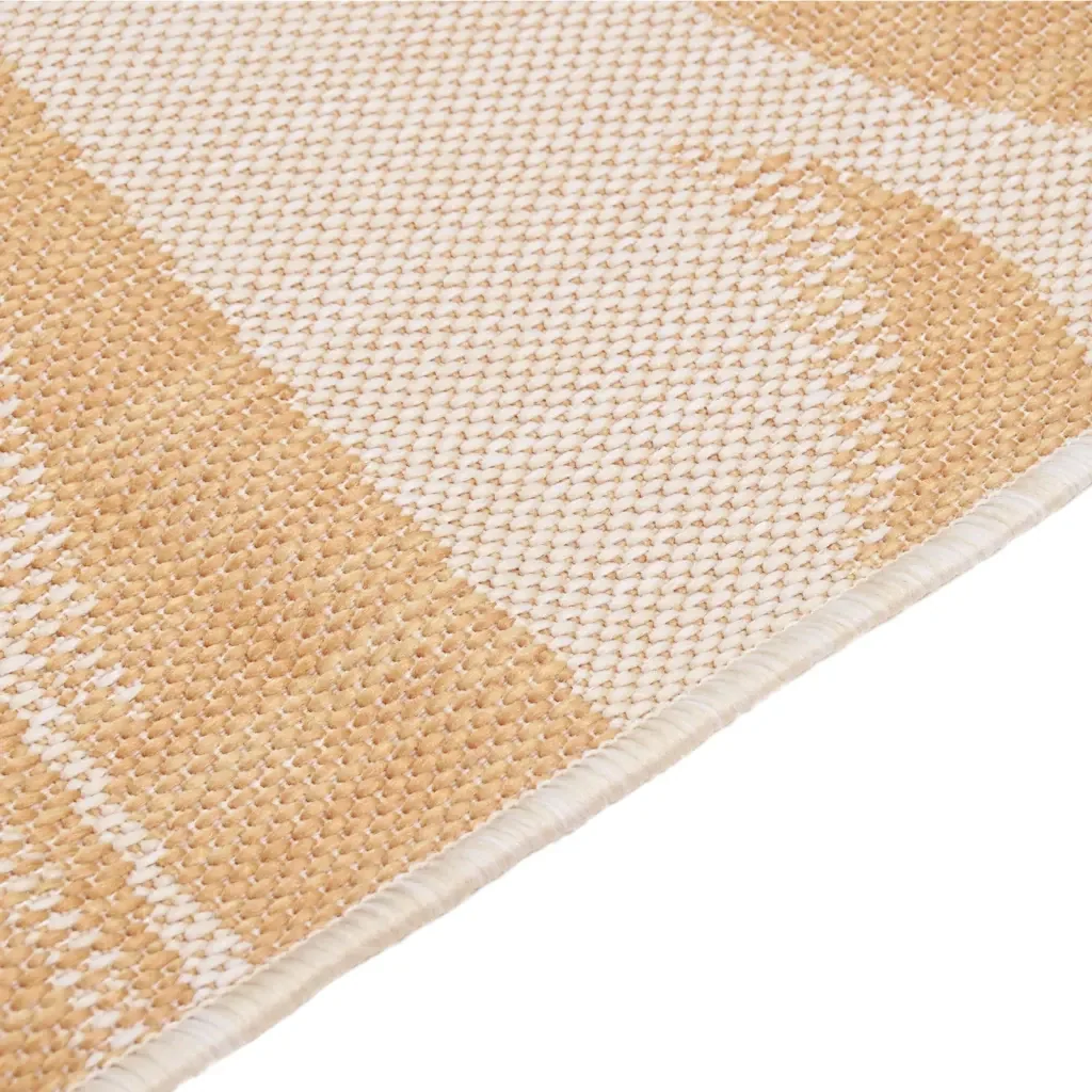 Tappeto da Esterni a Tessitura Piatta 200x280cm Motivo a Foglie 340861 - Image 3