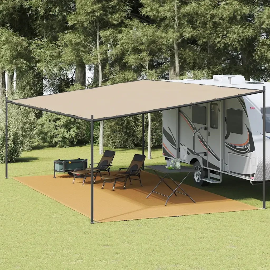Tappeto da Tenda Sabbia 400x800 cm HDPE 4002307