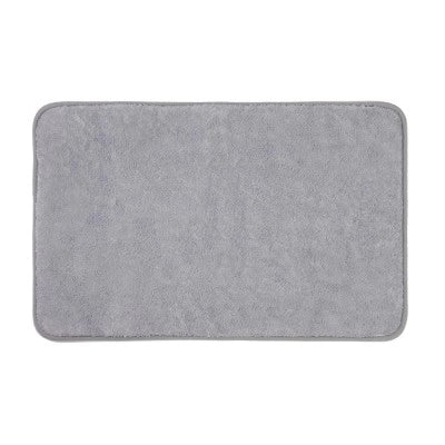 Tappeto doccia grigio 40x60 cm in poliestere antiscivolo Nuvola - Image 4
