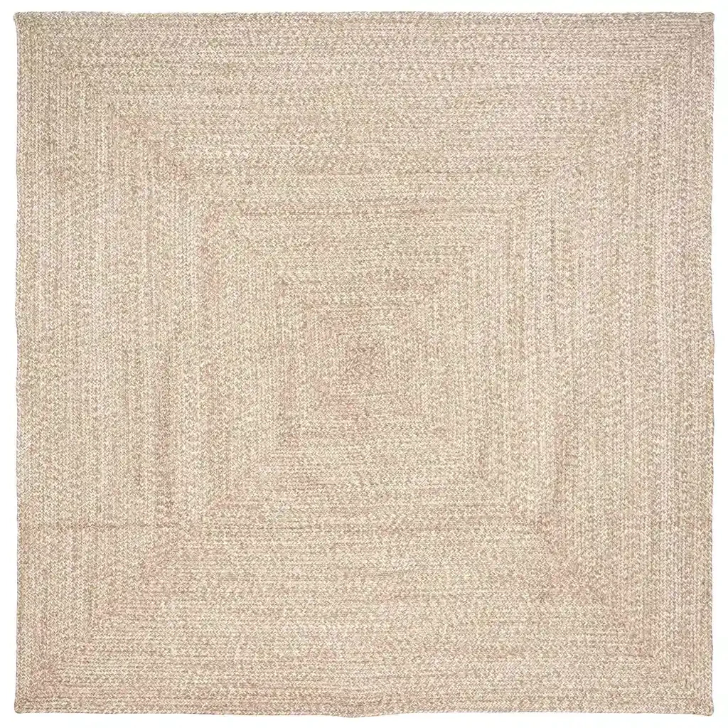 Tappeti per area Naturale e Bianco 300 x 300 cm Juta 42010486