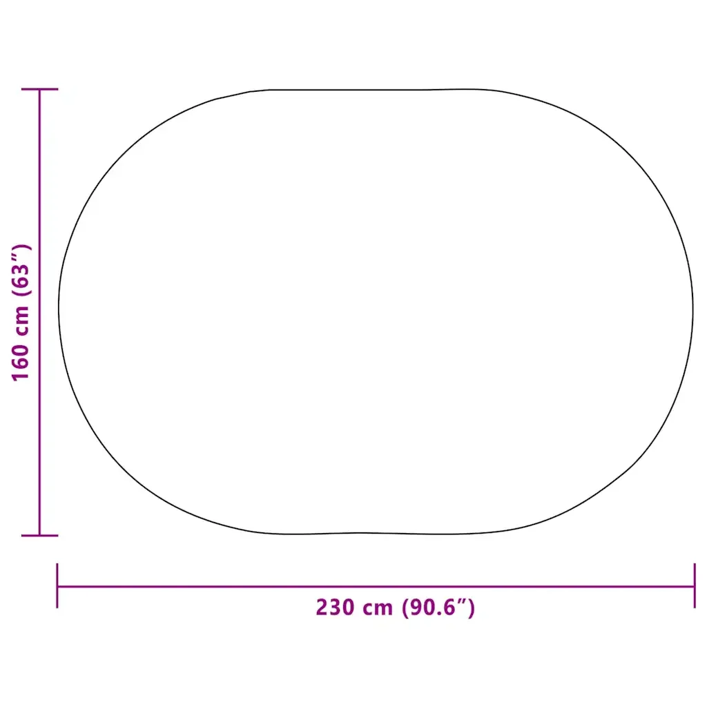 Tappeto ZIZUR Marrone 230 x 160 cm Polipropilene 42000857 - Image 10
