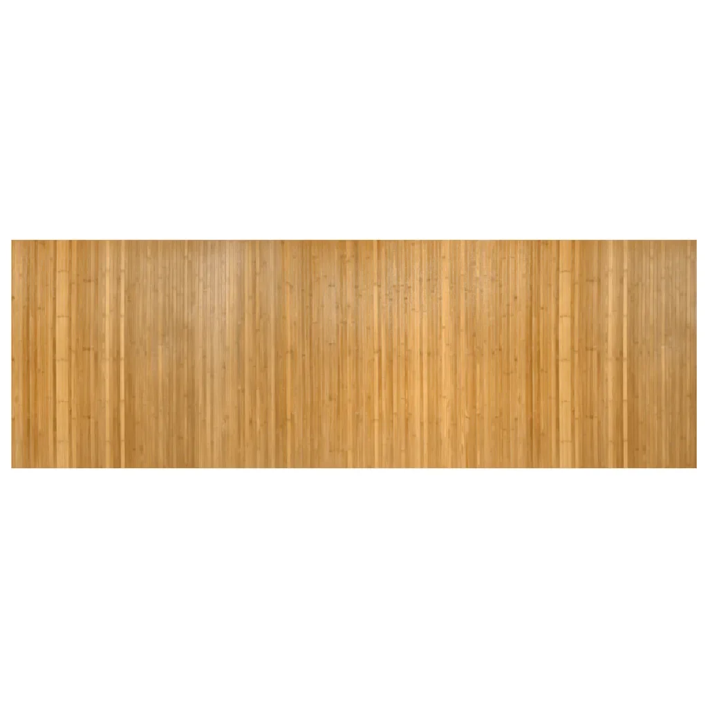 Tappeto Rettangolare Naturale 100x300 cm in Bambù 376811 - Image 2