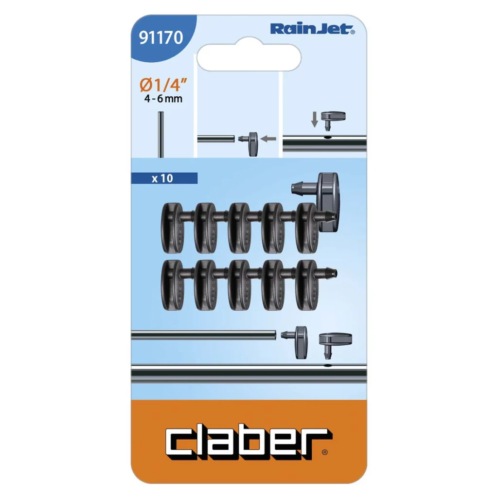 TAPPO PER MICROIRRIGAZIONE CAPILLARE IN BLISTER 91170 - 1 blister CLABER - Image 2