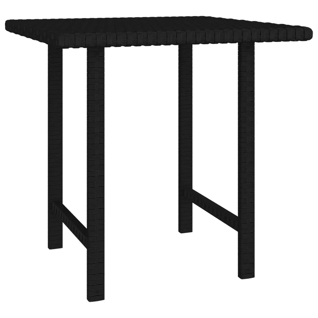 Tavolini da Giardino 3 pz Neri in Polyrattan 3324831 - Image 4