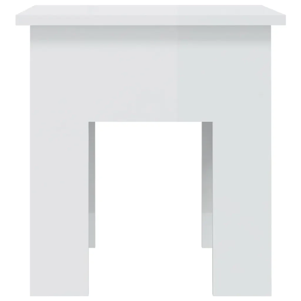 Tavolino da Salotto Bianco 40x40x42 cm in Truciolato 810250 - Image 5