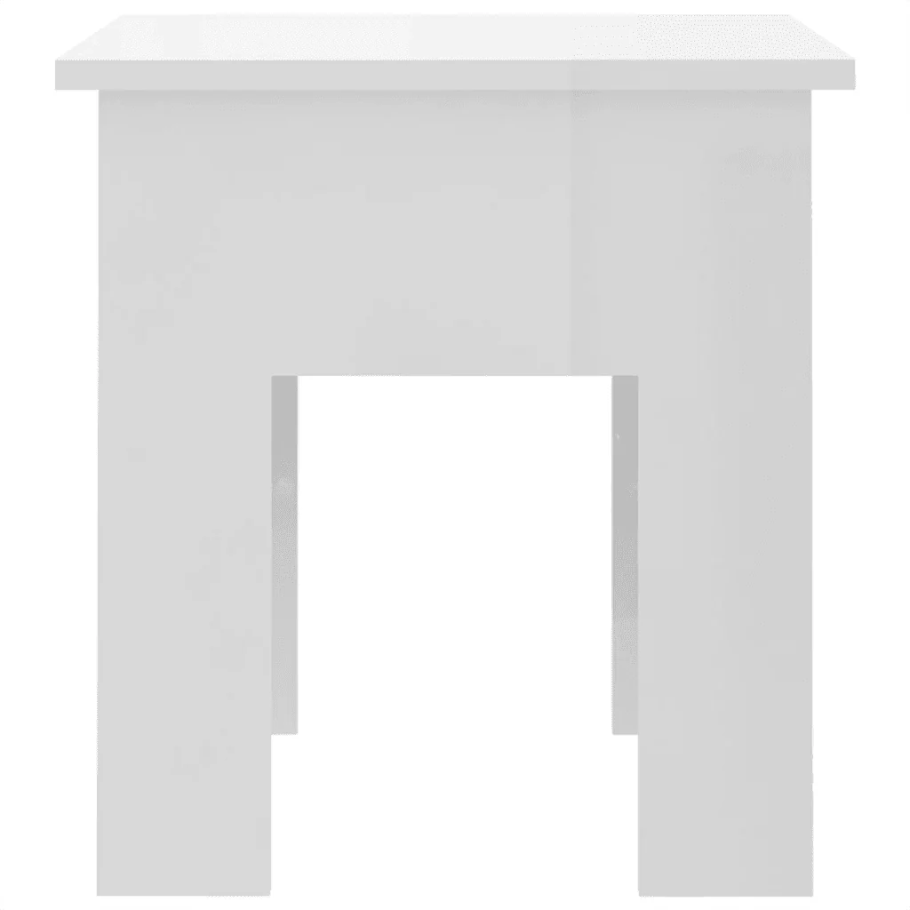 Tavolino da Salotto Bianco 40x40x42 cm in Truciolato 810250 - Image 6
