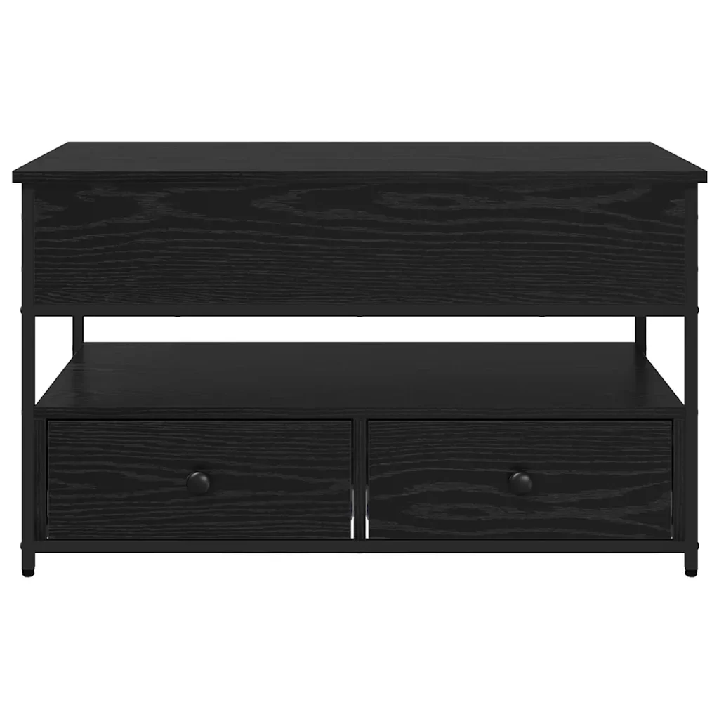 Tavolino da salotto con cassetto Rovere Nero 85 x 50 x 50 cm 883057 - Image 6