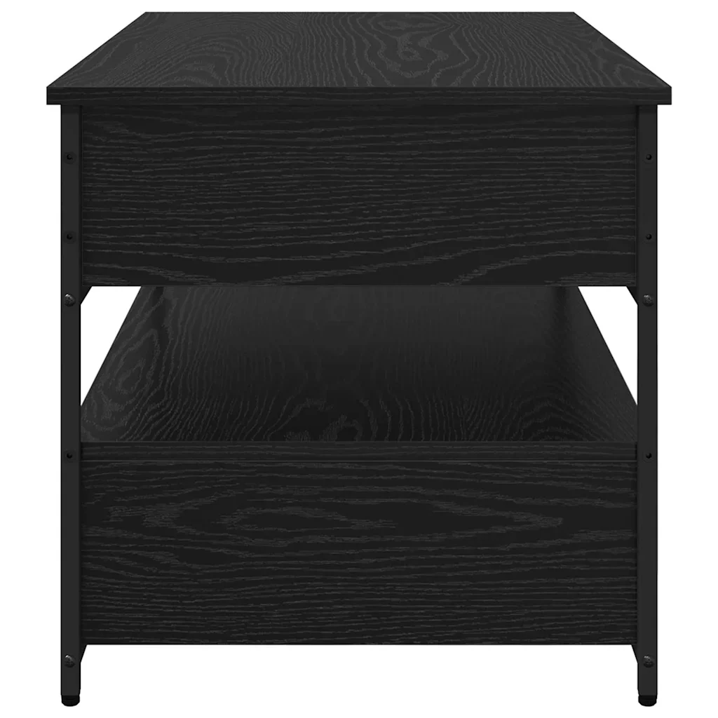 Tavolino da salotto con cassetto Rovere Nero 85 x 50 x 50 cm 883057 - Image 7