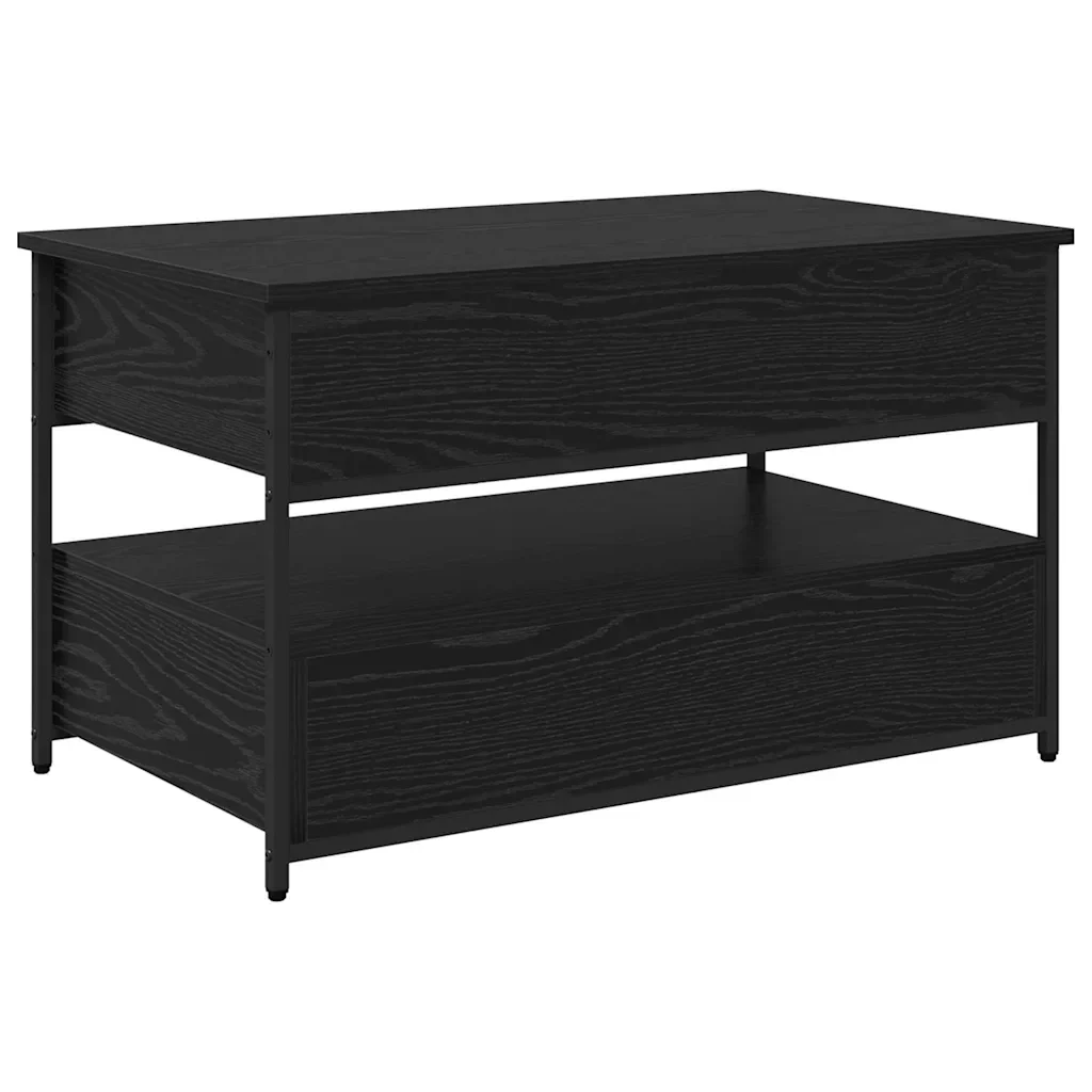 Tavolino da salotto con cassetto Rovere Nero 85 x 50 x 50 cm 883057 - Image 8
