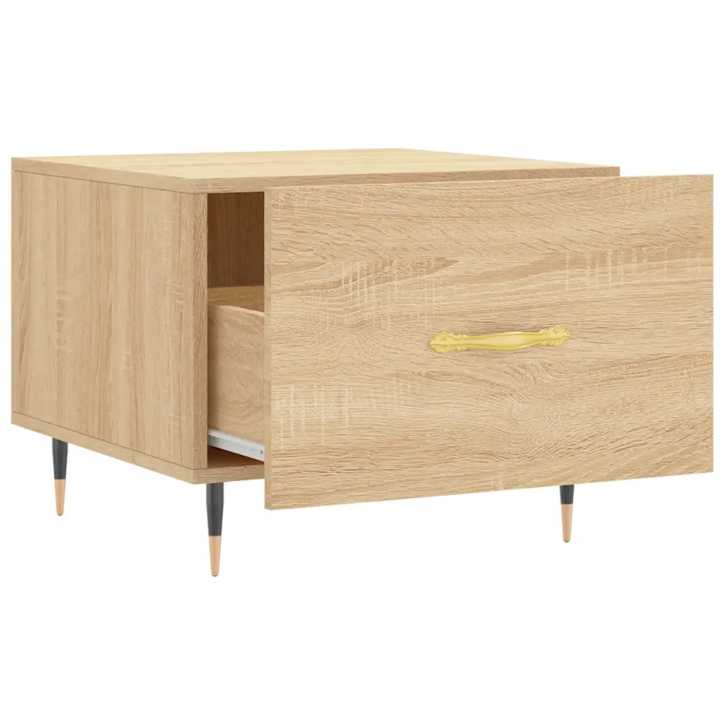 Tavolino da Salotto Rovere Sonoma 50x50x40 cm Legno Multistrato 829354 - Image 6