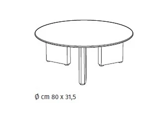 Tavolino rotondo Dot - Struttura in Metallo Antracite e Top Ceramica su Vetro Marmo Bianco - Stones - Image 3