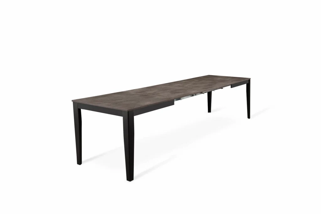 Tavolo Allungabile 130/290x80x76 cm in Melaminico Big Grigio - Image 5