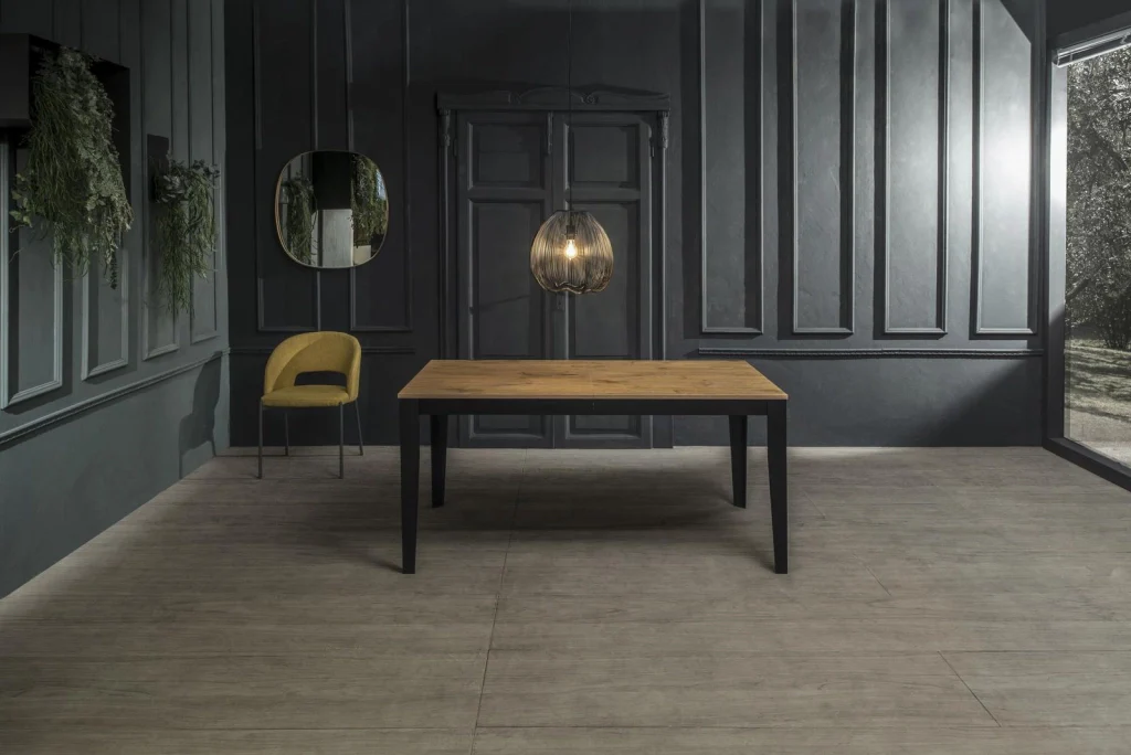 Tavolo Allungabile 130/290x80x76 cm in Melaminico Big Naturale - Image 2