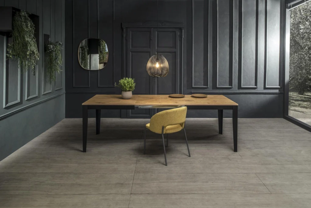 Tavolo Allungabile 130/290x80x76 cm in Melaminico Big Naturale - Image 3