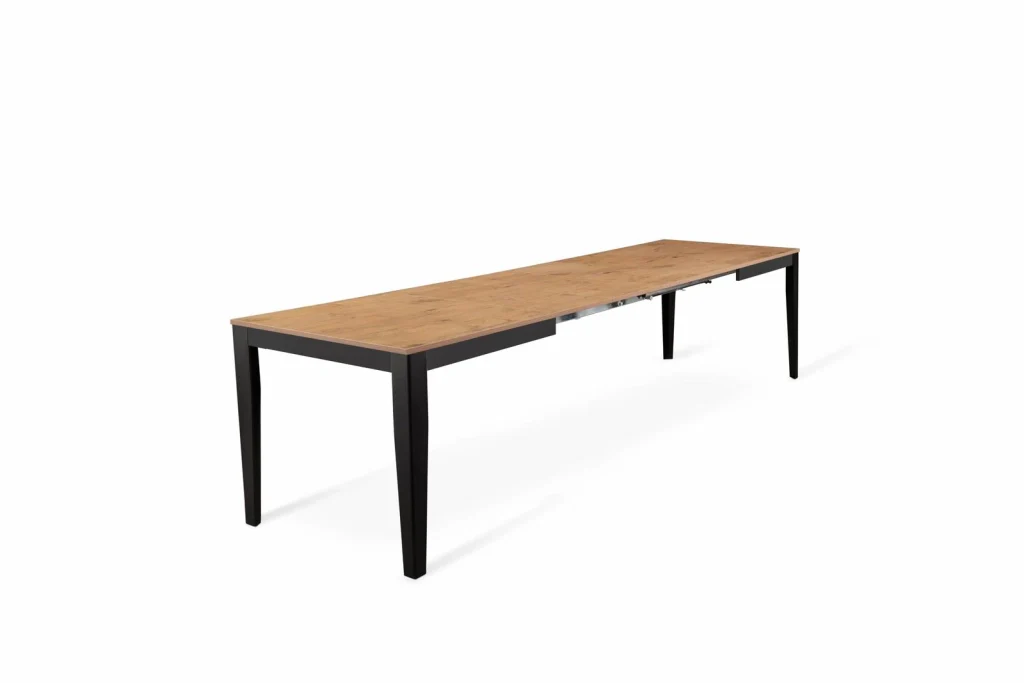 Tavolo Allungabile 130/290x80x76 cm in Melaminico Big Naturale - Image 4