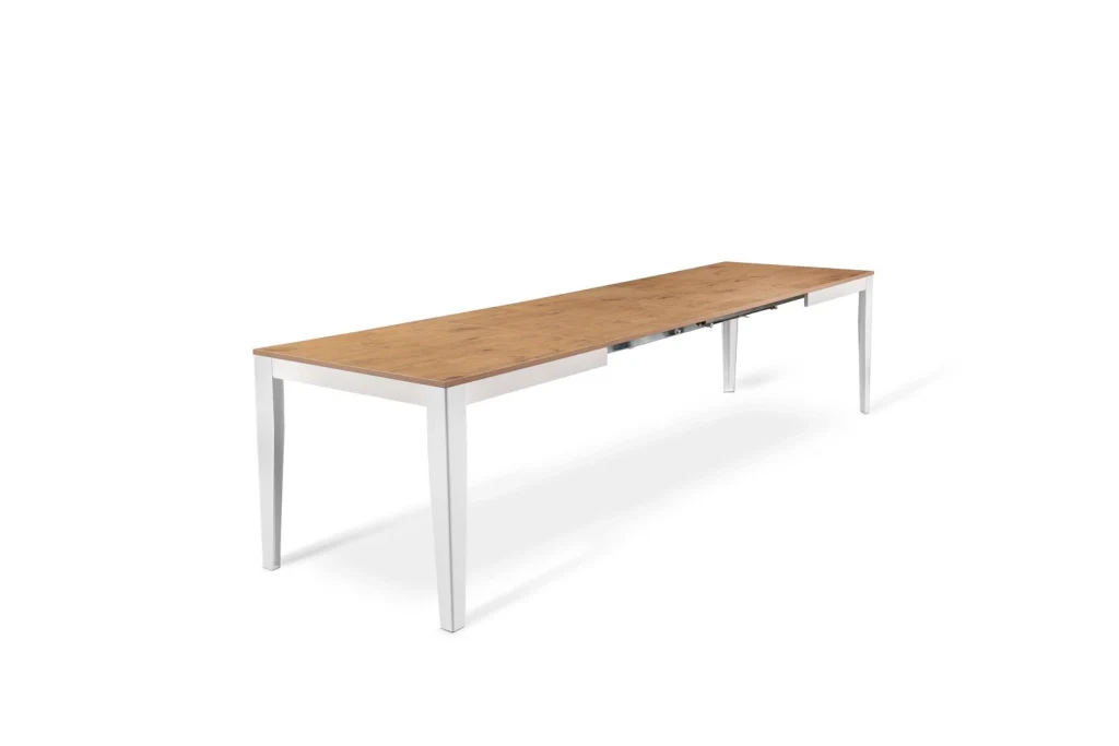 Tavolo Allungabile 130/290x80x76 cm in Melaminico Big Naturale - Image 3
