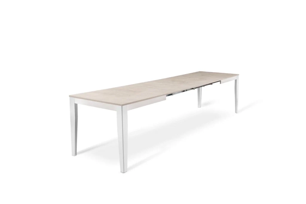 Tavolo Allungabile 156/316x90x76 cm in Melaminico Big Bianco - Image 5