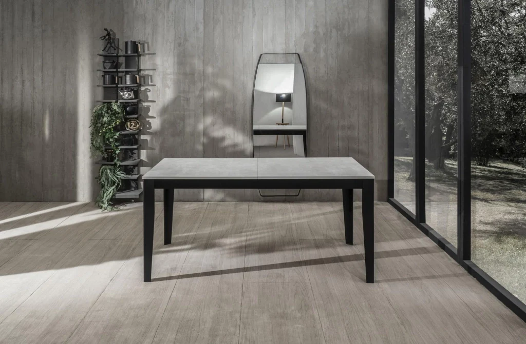 Tavolo Allungabile 156/316x90x76 cm in Melaminico Big Bianco - Image 2
