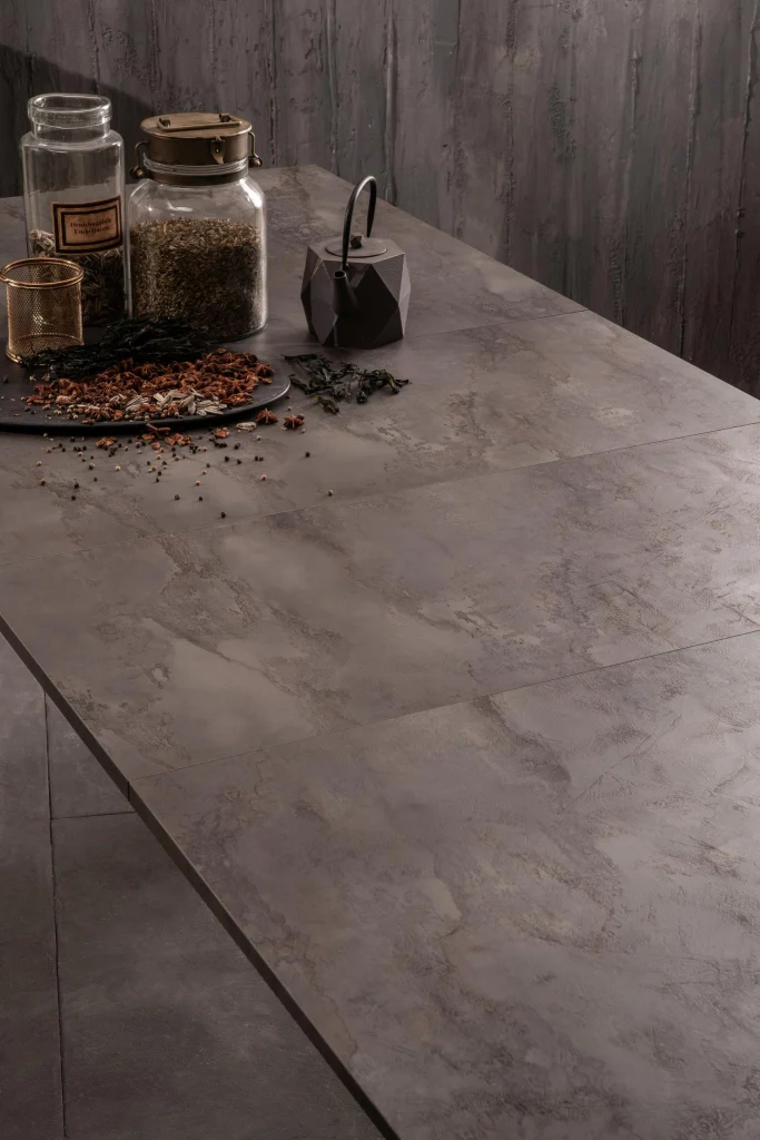 Tavolo Allungabile 156/316x90x76 cm in Melaminico Big Grigio - Image 4