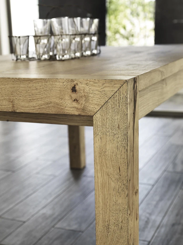Tavolo Allungabile 160/240x90x76 cm in Rovere Impiallacciato Nevada Naturale - Image 5