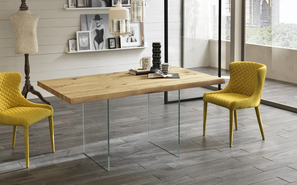 Tavolo Allungabile 160/240x90x76 cm in Rovere Impiallacciato Snooker Naturale - Image 2