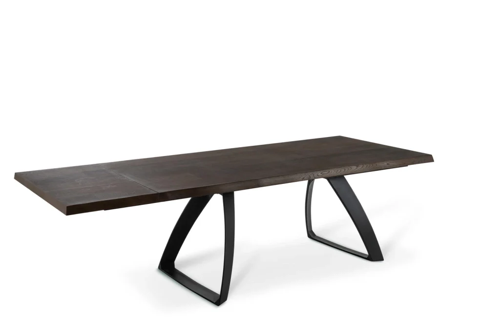 Tavolo Allungabile 200/300x100x76 cm in Rovere Termocotto Bridge  Naturale - Image 2