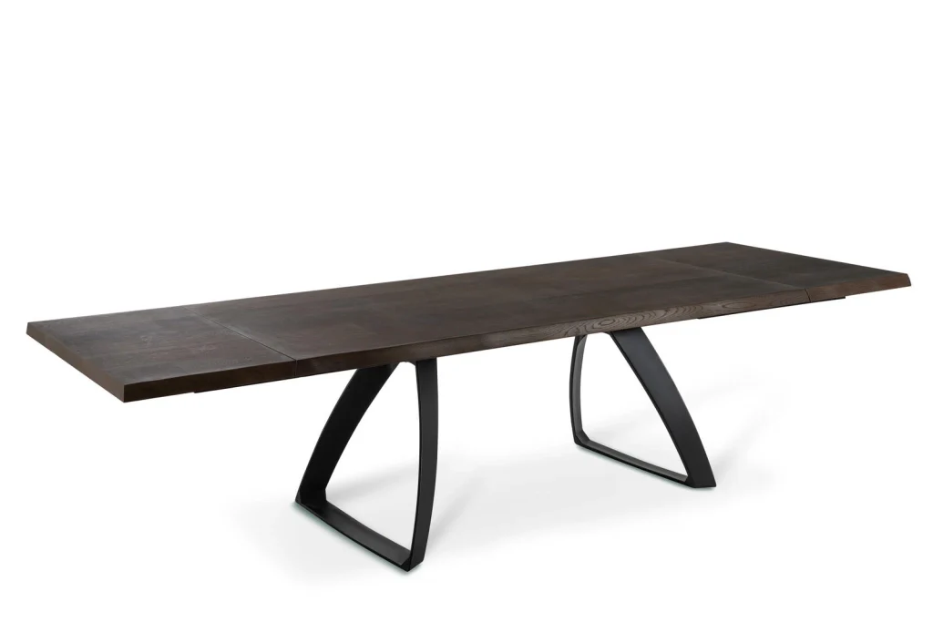 Tavolo Allungabile 200/300x100x76 cm in Rovere Termocotto Bridge  Naturale - Image 3