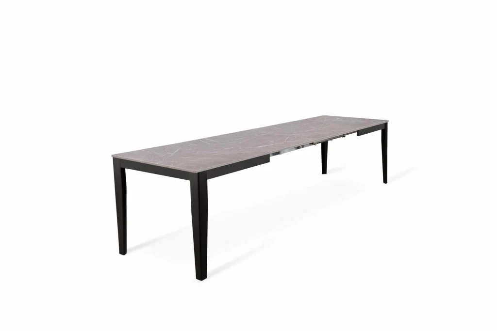 Tavolo allungabile antracite-nero 80 cm x 130- 290 cm H. 76 cm - Image 5