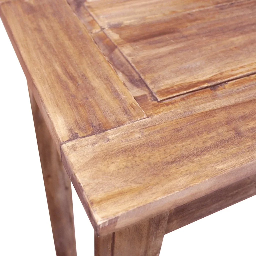 Tavolo Consolle in Legno Massello di Mogano 123x42x75 cm 244494 - Image 3