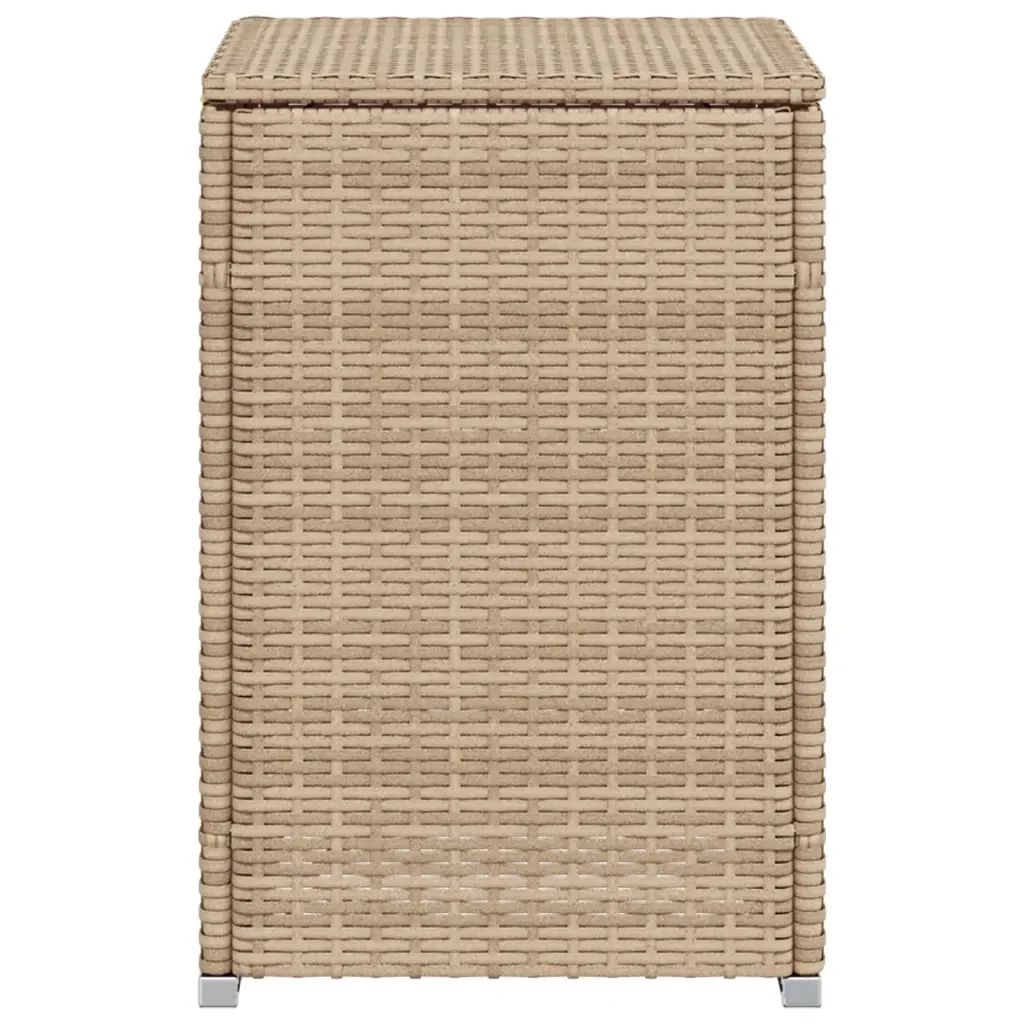 Tavolo Copri Serbatoio Propano Beige 40x40x60 cm in Polyrattan 366297 - Image 6