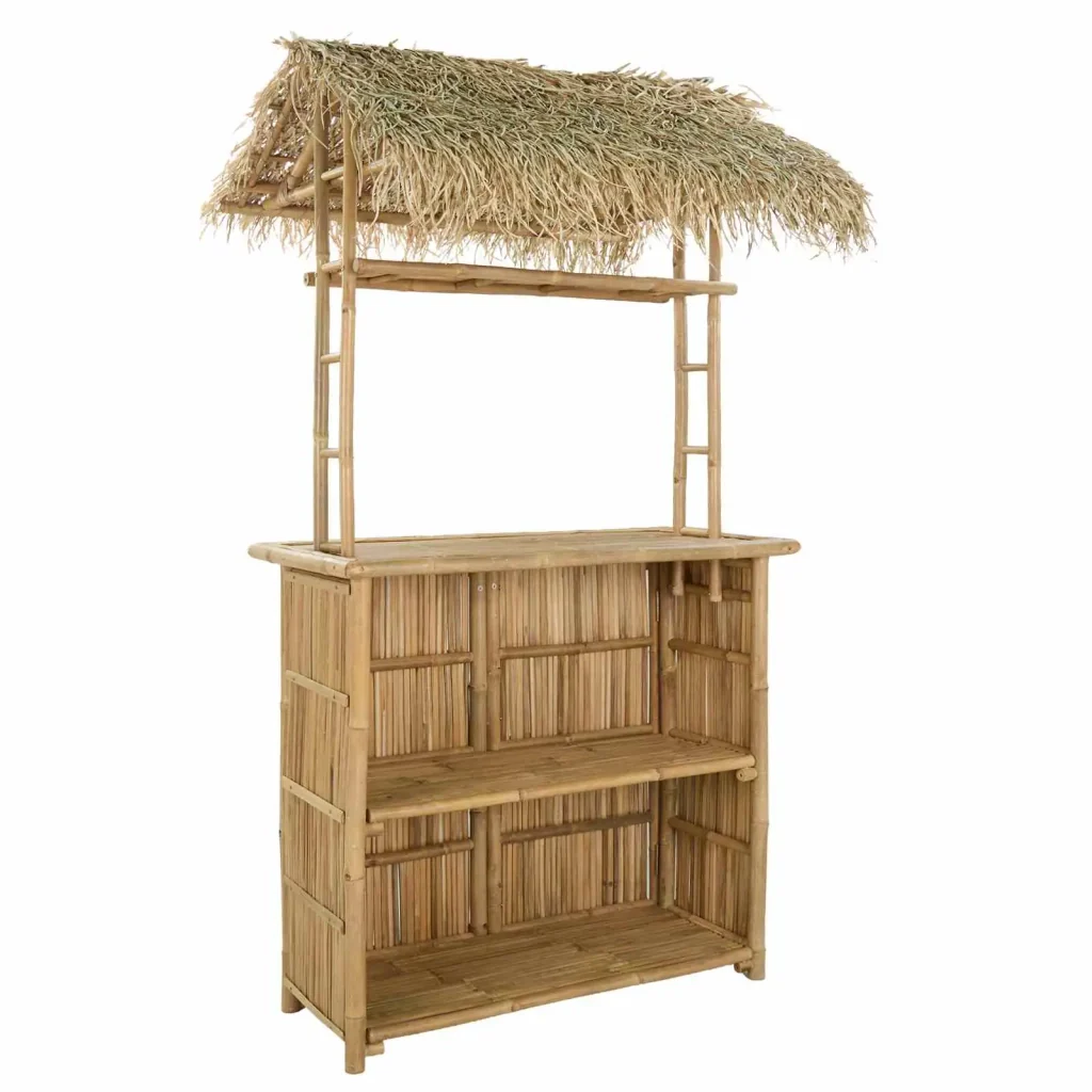 Tavolo da bar da esterno Naturale 115 x 95 x 215 cm Bambù 42028065 - Image 5