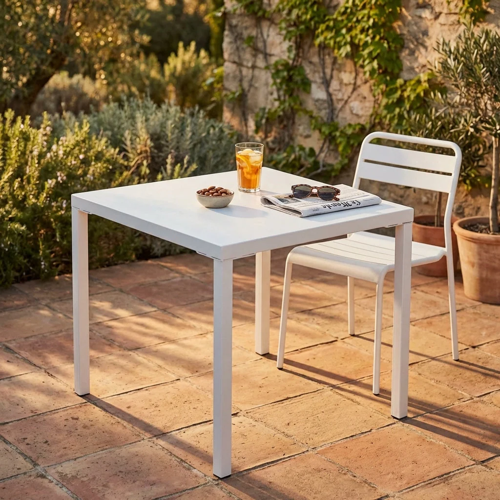 Tavolo da Giardino Quadrato cm 80x80 - CHAD - Image 6