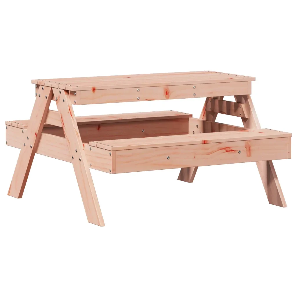 Tavolo da Picnic per Bambini 88x97x52 cm Legno Massello Douglas 832599 - Image 2