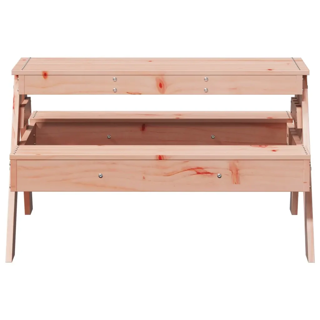 Tavolo da Picnic per Bambini 88x97x52 cm Legno Massello Douglas 832599 - Image 4