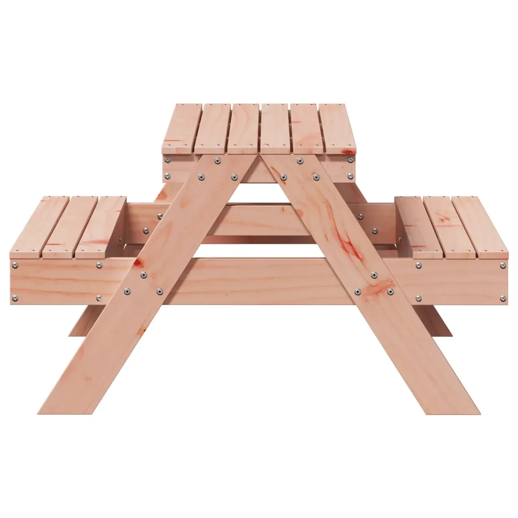 Tavolo da Picnic per Bambini 88x97x52 cm Legno Massello Douglas 832599 - Image 5