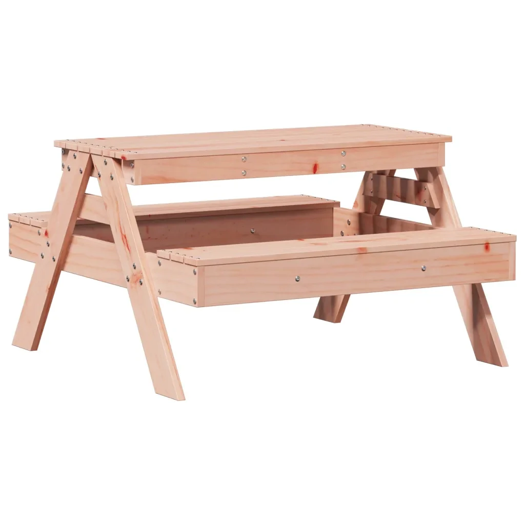 Tavolo da Picnic per Bambini 88x97x52 cm Legno Massello Douglas 832599 - Image 6
