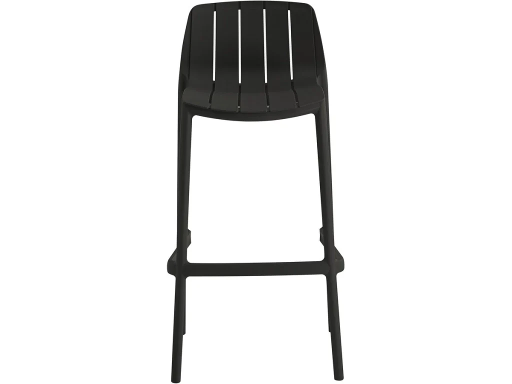 Tavolo e sedie bistrot impilabili "Vaena" - 2 posti - Nero - Image 4
