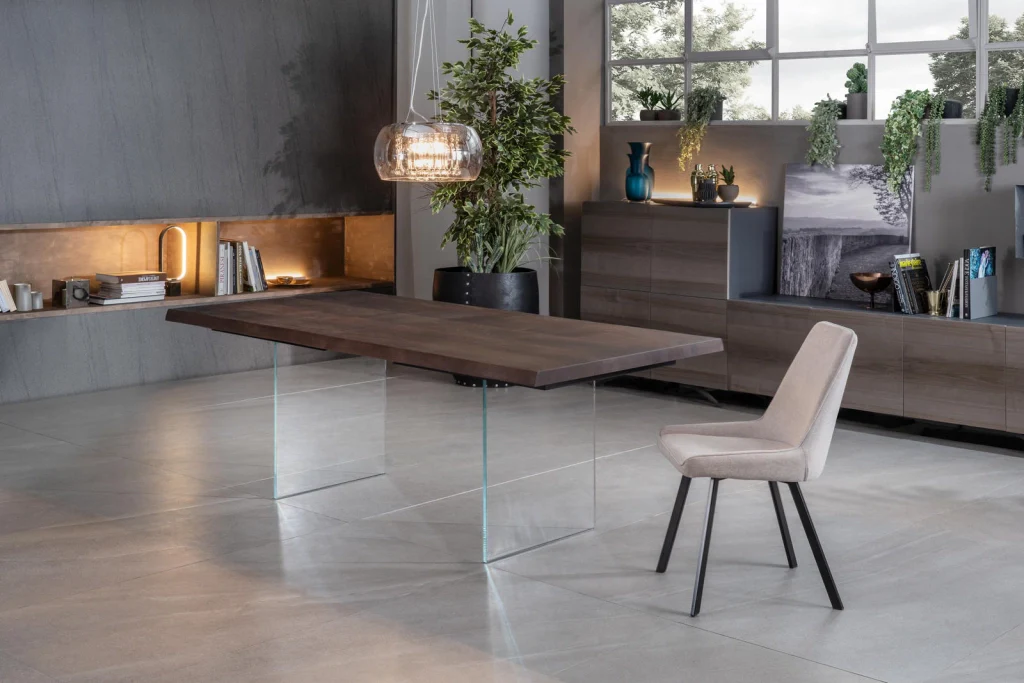 Tavolo Fisso 200x100x76 cm in Rovere Termocotto Snooker Naturale - Image 2