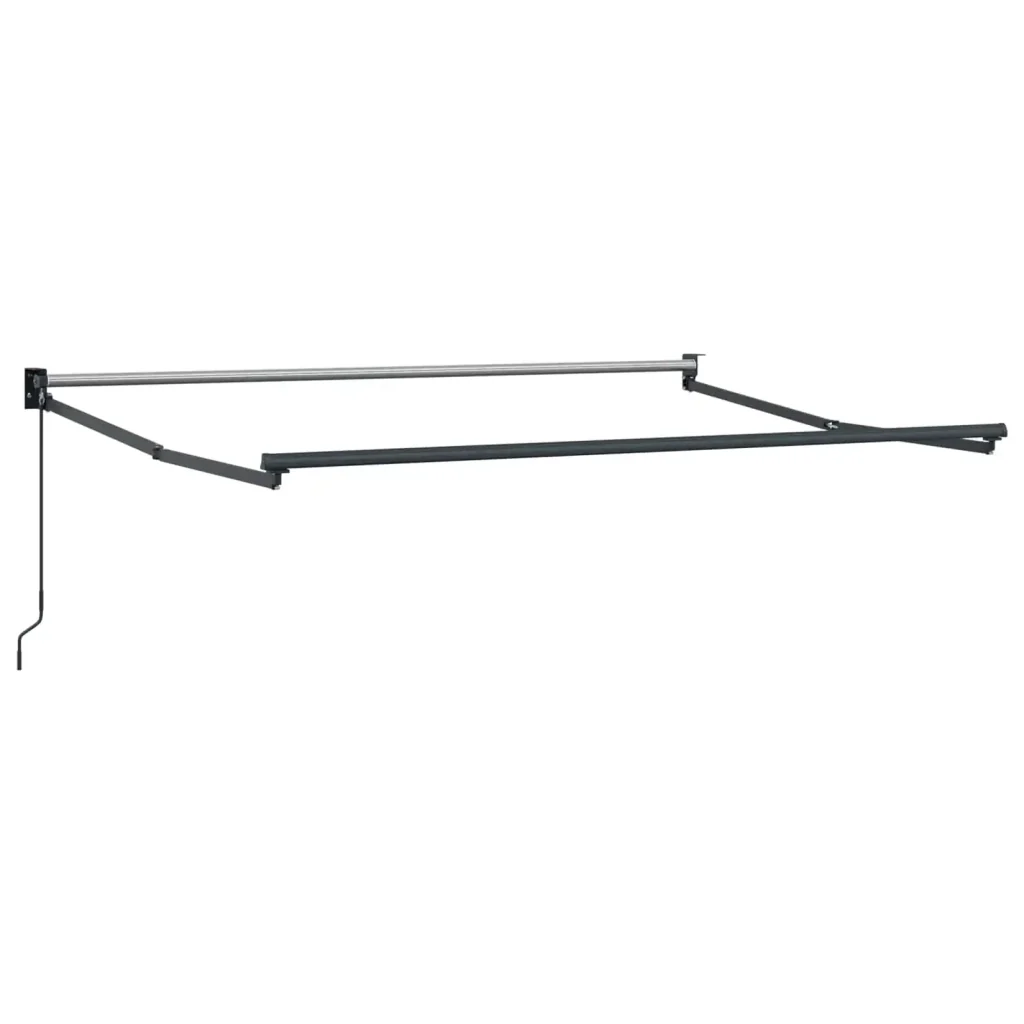 Telaio per tende da sole retrattile manuale Antracite 3,5 x 2 m 42024185 - Image 2