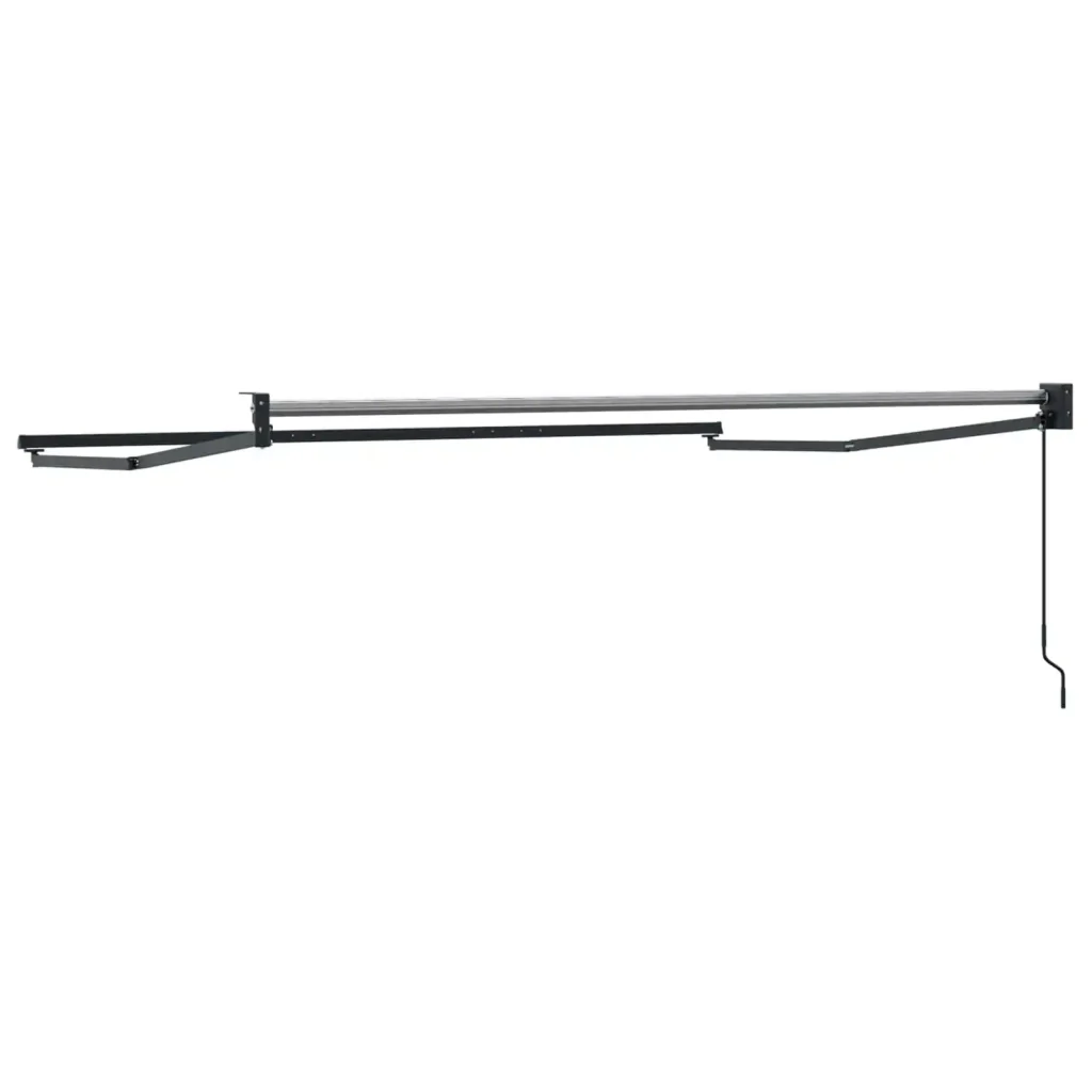 Telaio per tende da sole retrattile manuale Antracite 3,5 x 2 m 42024185 - Image 5