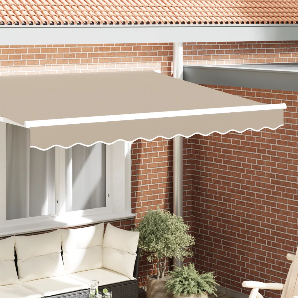 Tenda a braccio per telaio da 2,5 m Beige 2,3x0,2 m