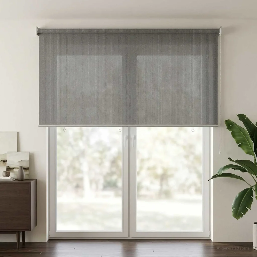 Tenda a Rullo Esterno Blocco UV 90% Grigio Chiaro 200 x 230 cm 42036136 - Image 3
